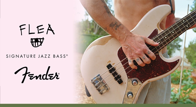 Fender Flea Bass - Website Landing Page