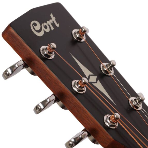Cort AD880CE NS acoustic electric guitar headstock