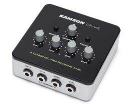 Samson QH4 4-Channel Headphone Amp0