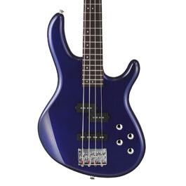 Cort Action Bass Plus 4-String Bass Guitar – Metallic Blue