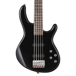 Cort Action Bass V Plus 5-String Bass Guitar – Black