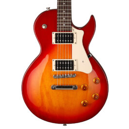 Cort CR100 Electric Guitar – Crimson Red Sunburst
