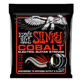 Ernie Ball Cobalt Skinny Top-Heavy Bottom Electric Guitar Strings – (10-52)