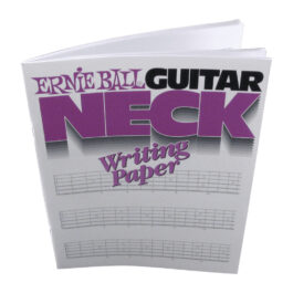 Ernie Ball Guitar Neck Writing Paper Book