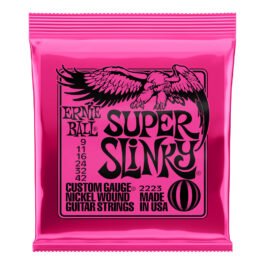Ernie Ball Super Slinky Electric Guitar Strings – (9-42)