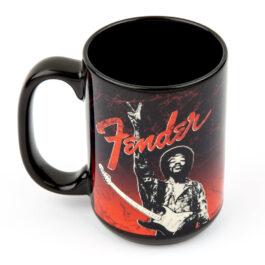 Fender Hendrix Peace Sign Design Coffee Mug