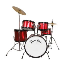Darestone 5-Piece Rock Size Drumkit – Red