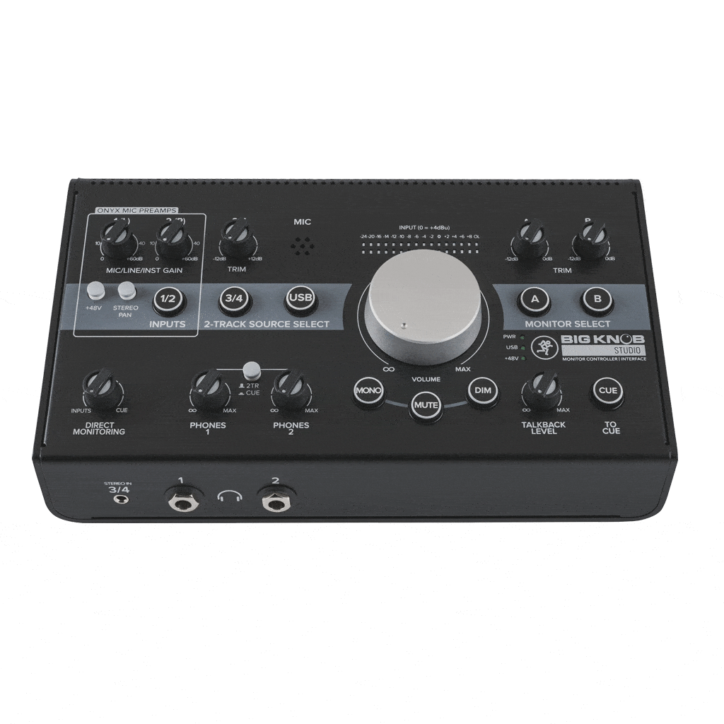 Studio　Mackie　Big　instrument　Control　Knob　Monitor　Musical　Interface　Bothners　stores