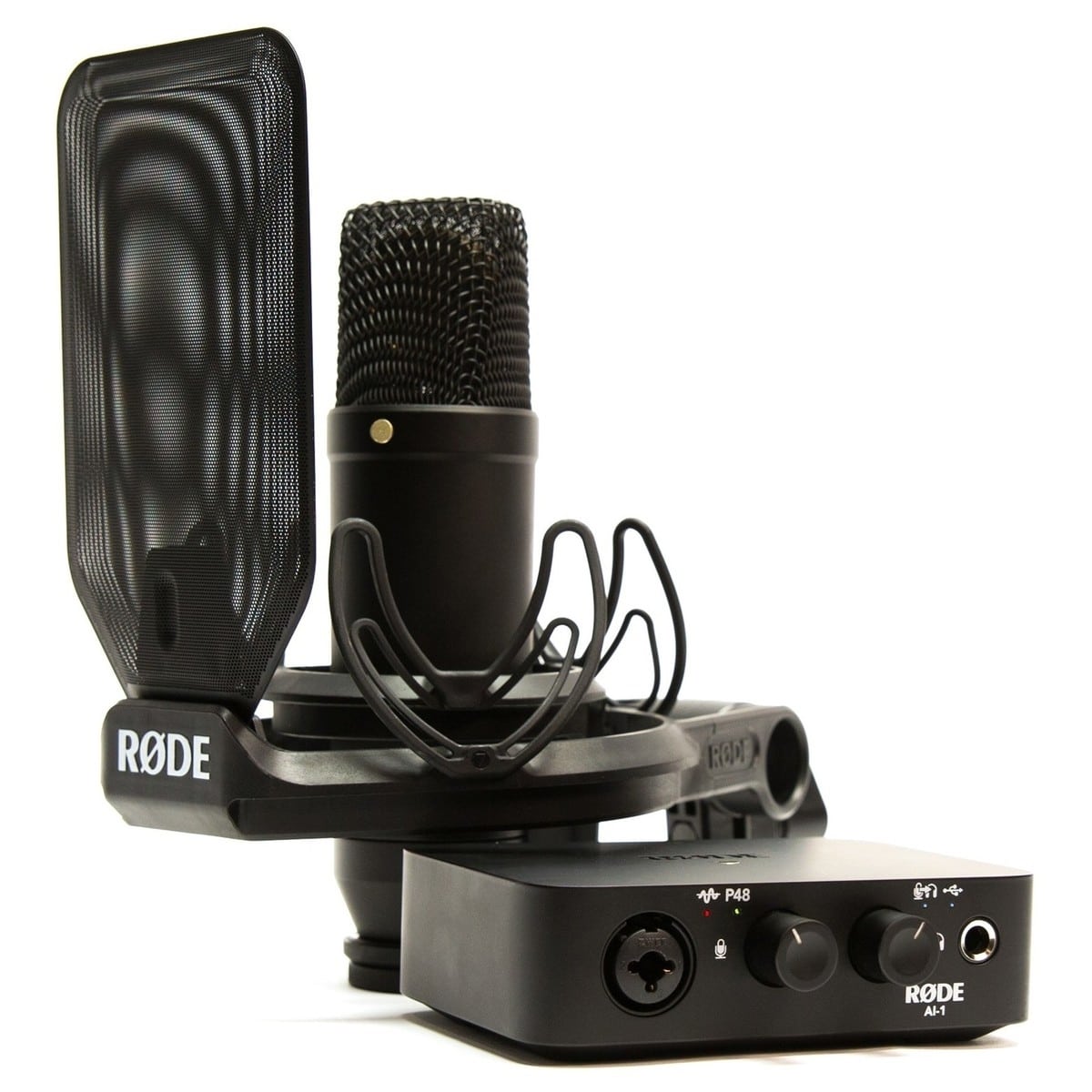RODE NT1 CARDIOID CONDENSER MICROPHONE KIT