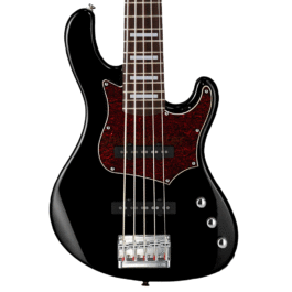 Cort GB35J 5-String Bass Guitar – Black Finish