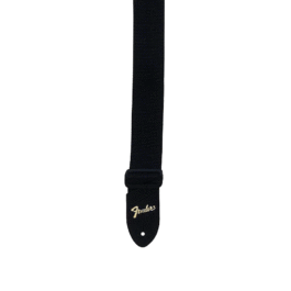 Fender 2″ Polyester Logo Guitar Strap – Black