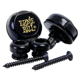 Ernie Ball Super Locks Strap Lock Set – Black
