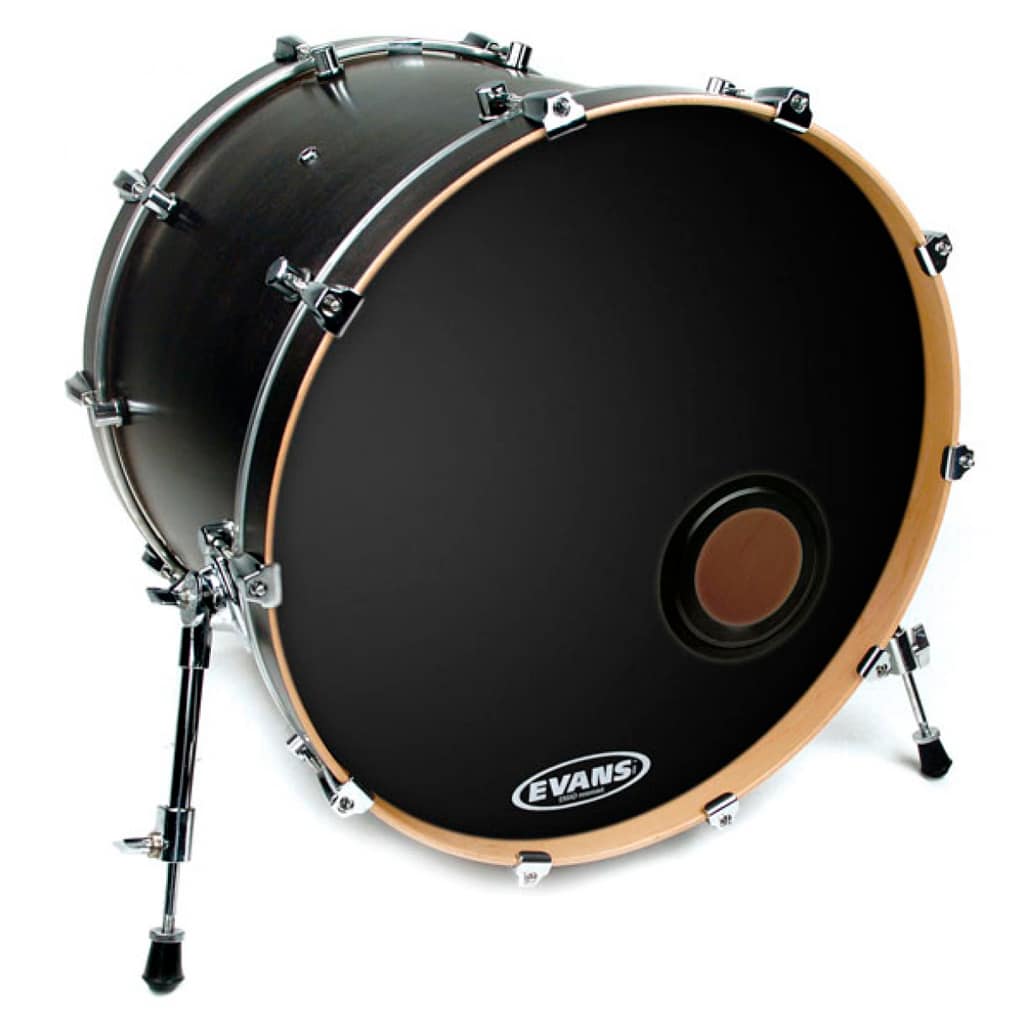 black bass drum head