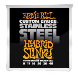 Ernie Ball Stainless Steel Hybrid Slinky Electric Guitar Strings – (9-42)