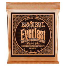 Ernie Ball Everlast Phosphor Bronze Acoustic Guitar Strings – (13-56)