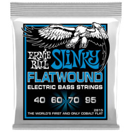 Ernie Ball Extra Slinky Flatwound 4-String Bass Strings – (40-95)