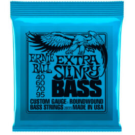 Ernie Ball Extra Slinky 4-String Bass Strings – (40-95)