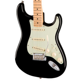 Fender American Professional Stratocaster® Guitar – Maple Fingerboard – Black