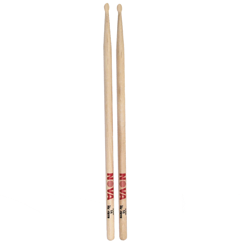 5A or 5B 2 x Pairs Vic Firth Wood Tip Drum Sticks 