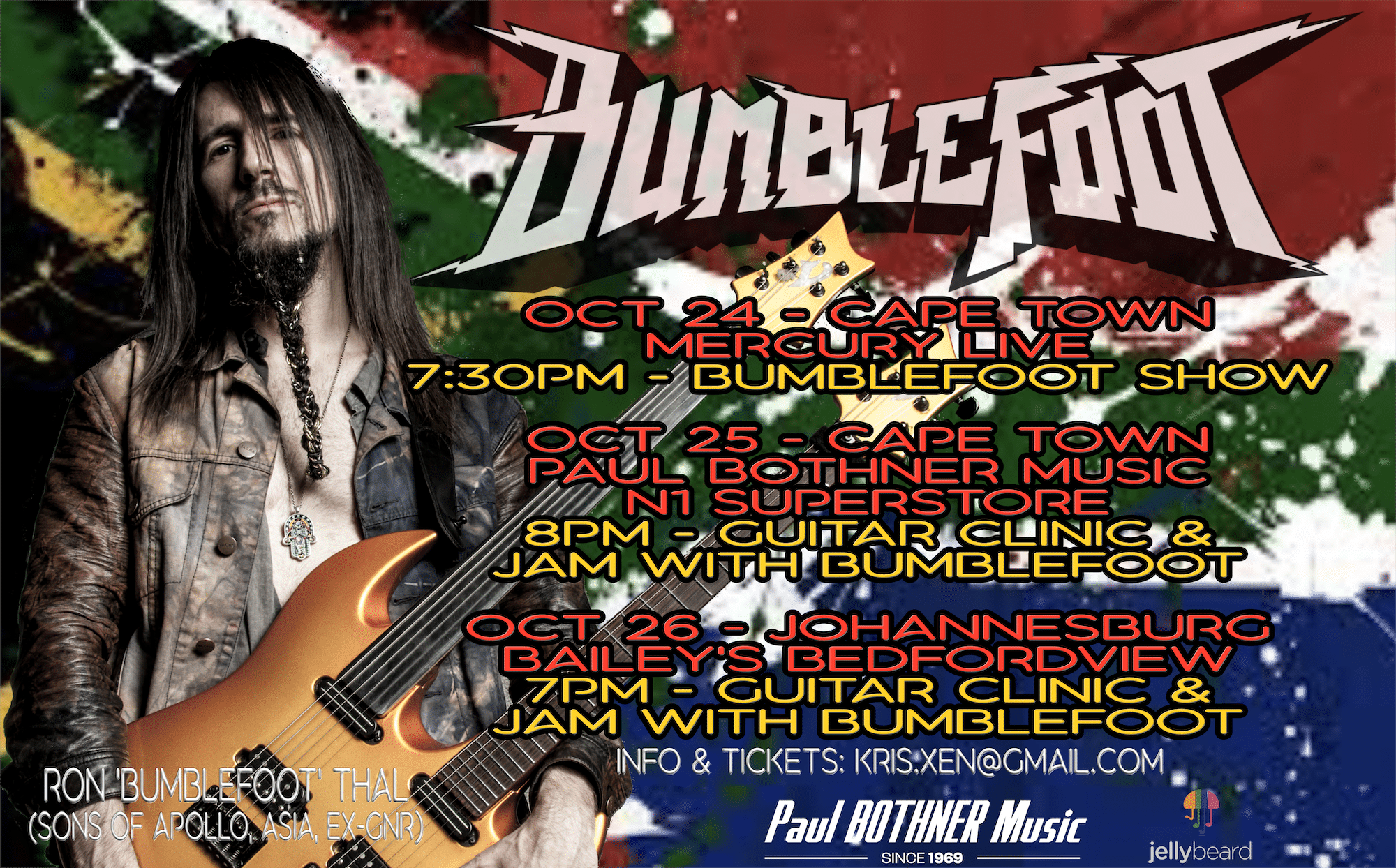 Read more about the article Guitar Clinic & Jam with Bumblefoot