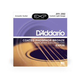 D’Addario EXP26 Phosphor Bronze Acoustic Guitar Strings (11-52)