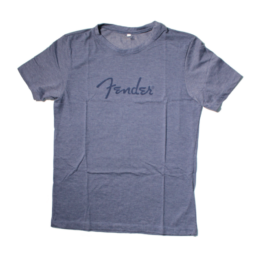 Fender Heather Blue Logo T-Shirt – Medium