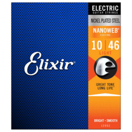 Elixir Nanoweb Light Electric Guitar Strings – (10-46)