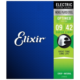 Elixir Optiweb Super-Light Electric Guitar Strings – (9-42)