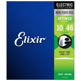 Elixir Optiweb Light Electric Guitar Strings – (10-46)