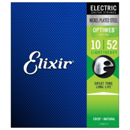 Elixir Optiweb Light/Heavy Electric Guitar Strings – (10-52)