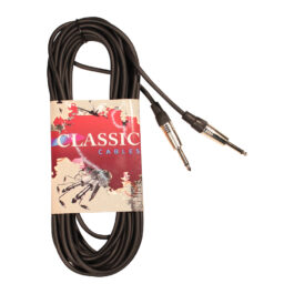 Classic Cables 1/4″-1/4″ Mono Instrument Cable – 10 Meter
