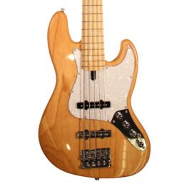Caraya GLJ-5 ASH NT 5 String J-Style Bass Guitar – Ash Natural