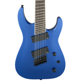 Jackson X Series Soloist Archtop SLAT7 7-String Electric Guitar – Metallic Blue