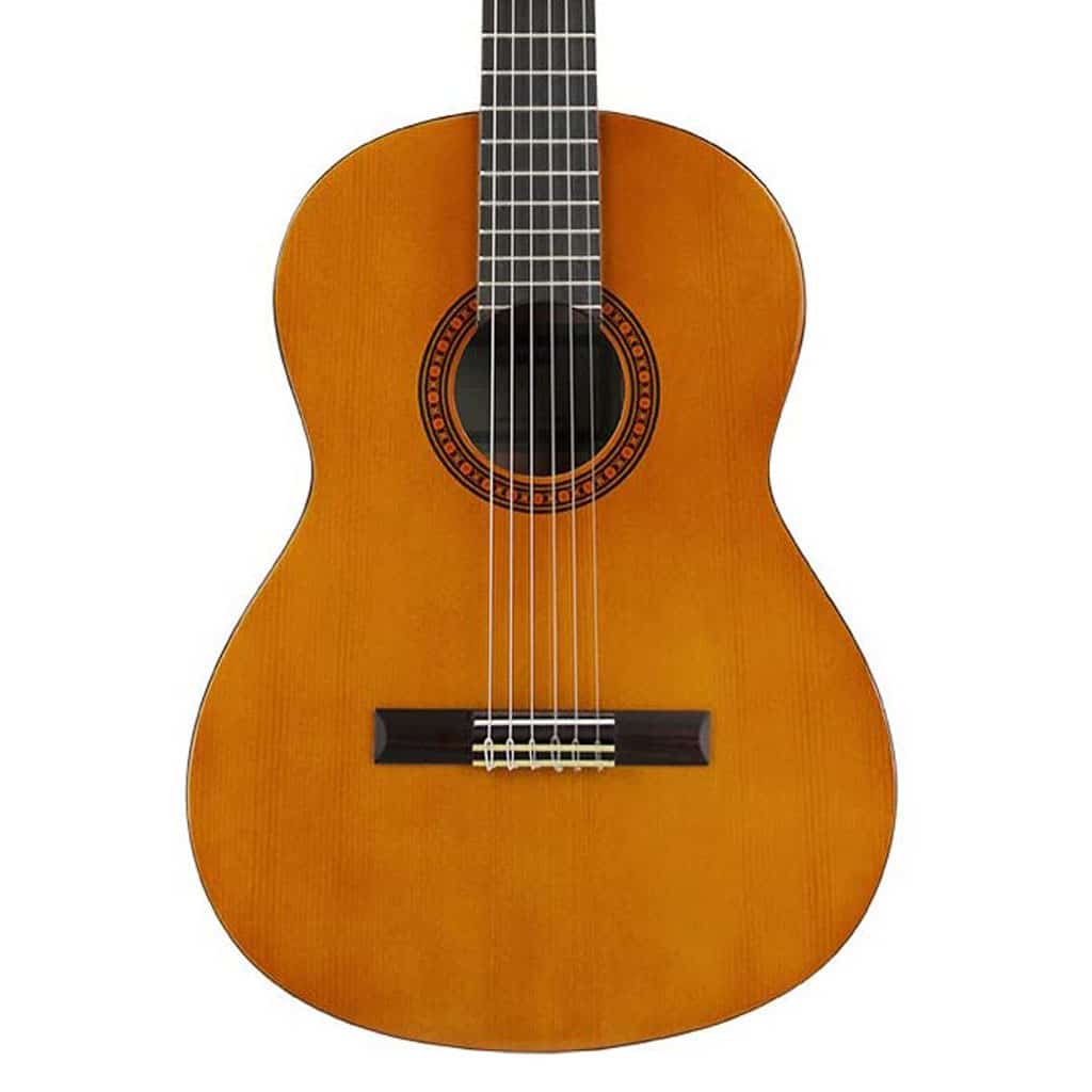 Traditional Western Body 3/4 Size Natural Yamaha CS40II Classical Guitar for Learners