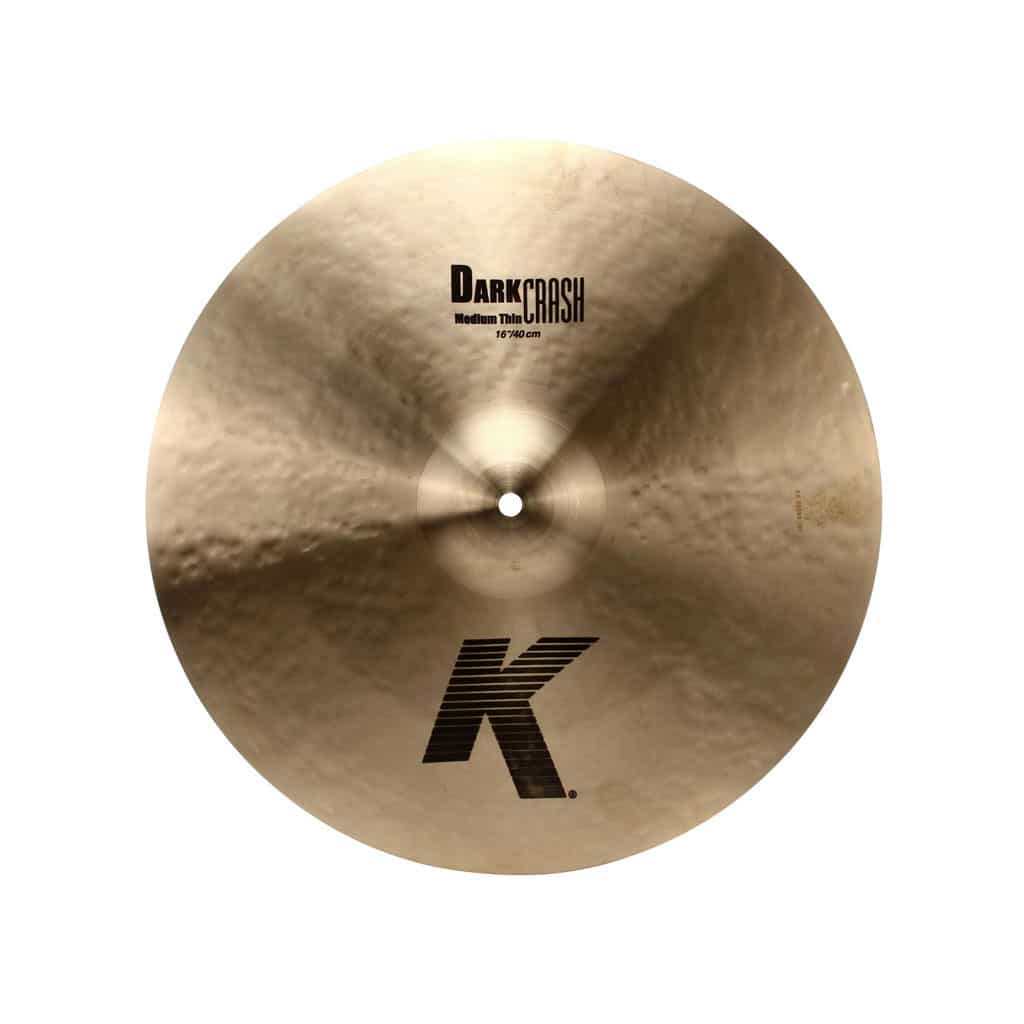 Zildjian K0913 16'' K Series Dark Medium Thin Crash Cymbal | Bothners |  Musical instrument stores