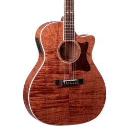 Cort GA5F-FMH Grand Regal Series Acoustic-Electric Guitar – Flamed Mahogany