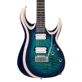 Cort X700 Duality Electric guitar with Gig Bag – Light Blue Burst