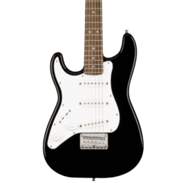 Squier Mini Stratocaster Electric Guitar – Black – Left Handed