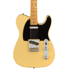 Fender Vintera Road Worn ’50s Telecaster Electric Guitar – Vintage Blonde