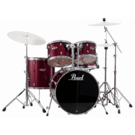 Pearl Export EXX725/C 5-Piece Drum Set with Snare Drum – Wine Red