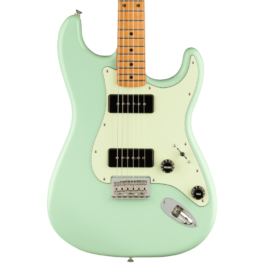 Fender Noventa Series Stratocaster Electric Guitar – Maple Fretboard – Surf Green