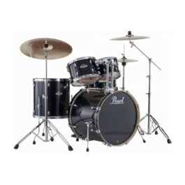 Pearl EXX725PC761 Export 5 Piece Acoustic Drum Kit Including Hardware Black Finish