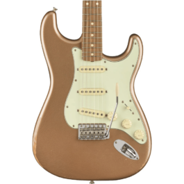 Fender Vintera Road Worn ’60s Stratocaster Electric Guitar – Pau Ferro Fretboard – Firemist Gold