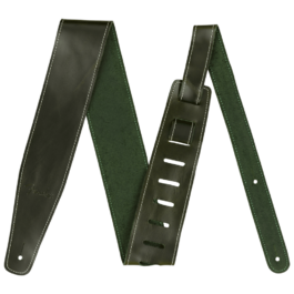 Fender 2.5″ Broken-In Leather Strap – Green