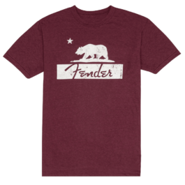 Fender Burgandy Bear T-shirt – Large
