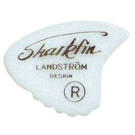 Sharkfin Guitar Pick – White – Medium