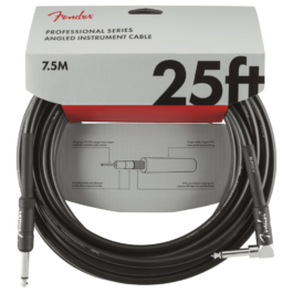 Fender® Professional Series Instrument Cable – Straight and Angled – 25′ (7.5m)