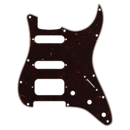 Fender® 4-Ply Stratocaster® HSS Pickguard – 11-Hole – Tortoise Shell