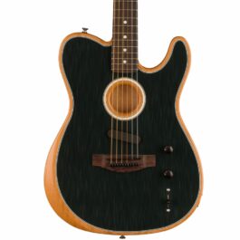 Fender Acoustasonic Player Telecaster – Acoustic/Electric Guitar – Brushed Black