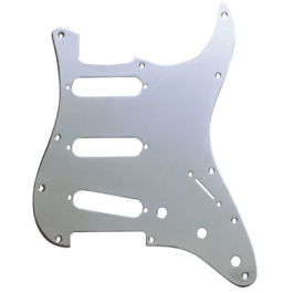 Fender® 3-Ply Stratocaster Pickguard – 11-Hole – Chrome Plated